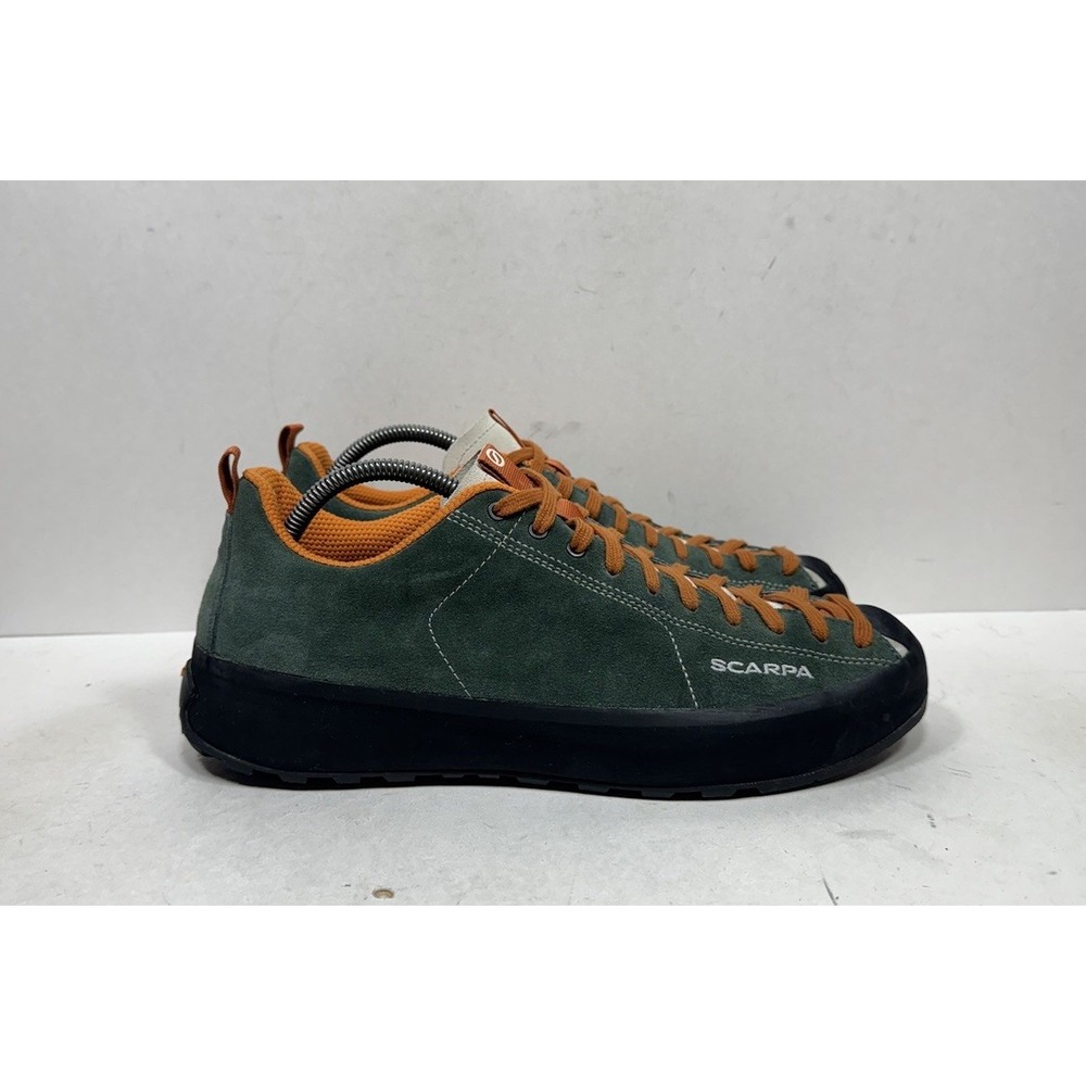 Scarpa Mojito Wrap Hiking Trail Shoes Men's Size 10.5 Green Orange